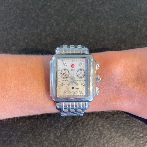 Michele Deco Diamond Dial Watch - One size - Picture 8 of 11